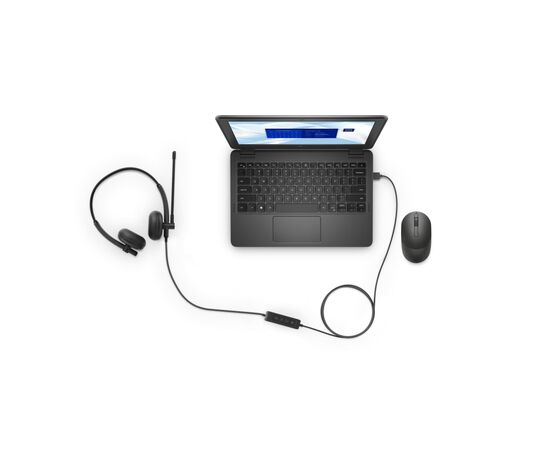 Навушники Dell Wired Headset WH125 Black (520-BBLV), зображення 6