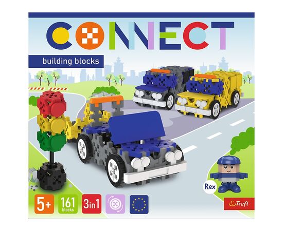 Конструктор Trefl Connect 3 в 1, 161 деталь (5900511619744), изображение 7