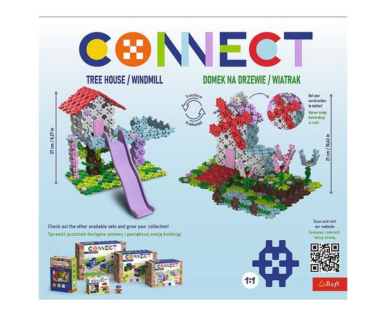 Конструктор Trefl Connect 2 в 1, 255 деталей (5900511619782), зображення 6