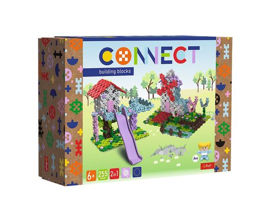 Конструктор Trefl Connect 2 в 1, 255 деталей (5900511619782)