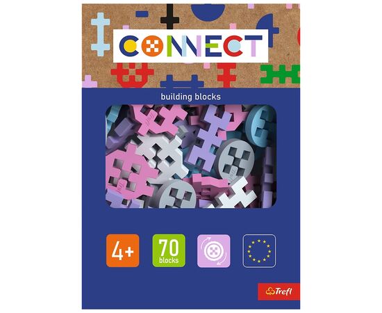Конструктор Trefl Connect набір деталей конструктора, 70 деталей (girls) (5900511619829), зображення 3