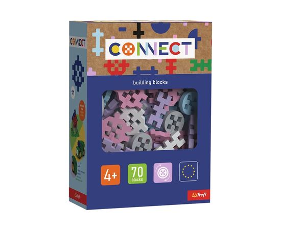 Конструктор Trefl Connect набір деталей конструктора, 70 деталей (girls) (5900511619829)