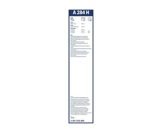 Щетка стеклоочистителя Bosch 3 397 016 895, изображение 6