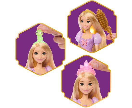 Кукла Disney Princess Волшебные волосы Рапунцель (JHL46), изображение 7