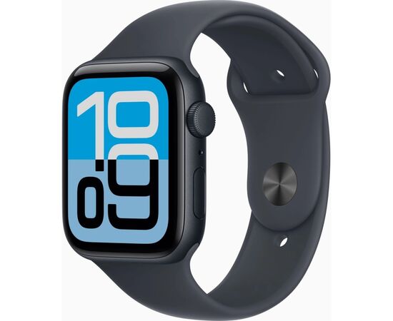 Смарт-часы Apple Watch SE 3 GPS + Cellular 44mm Midnight Aluminium Case with Midnight Sport Band - M/L (MEPJ4RK/A)