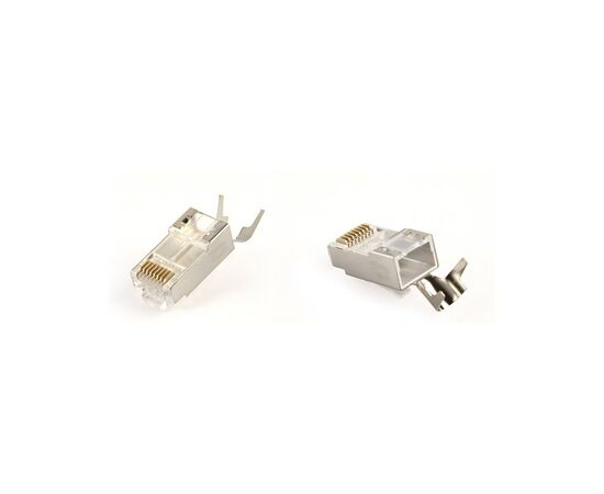 Конектор RJ45 cat.7 FTP 8P8C * 100 (наскрізні отв., позолоч. конт.) Cablexpert (LC-PTF7-01/100), зображення 2