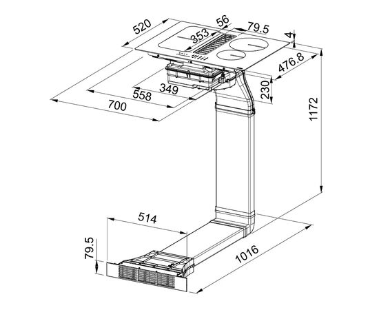 Варочна поверхня Franke FSM 709 HI LL KIT (340.0678.204), зображення 5