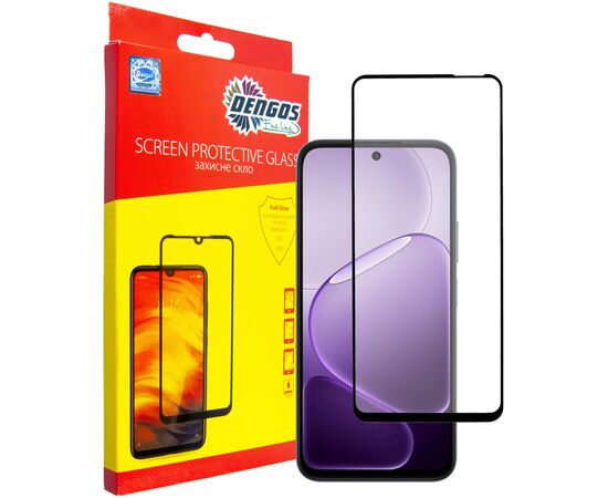 Стекло защитное Dengos Full Glue OPPO A6x 4G / A6k 4G / A6 4G Black (TGFG-438)