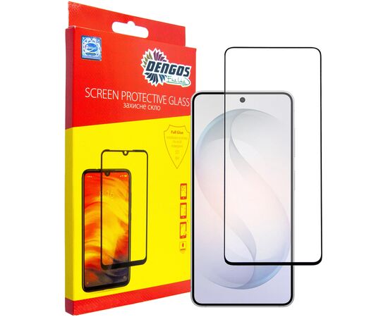 Стекло защитное Dengos Full Glue Samsung Galaxy S26 Black (TGFG-442)