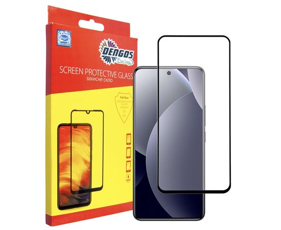 Стекло защитное Dengos Full Glue Xiaomi Redmi Note 15 Pro 4G Black (TGFG-445)