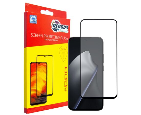 Стекло защитное Dengos Super-D Full Glue Xiaomi 15T / 15T Pro Black (TGFG-SD-11)