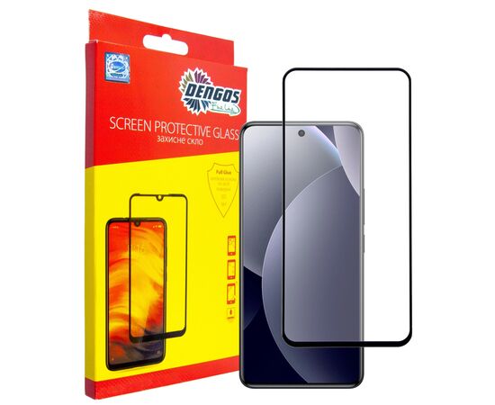 Стекло защитное Dengos Super-D Full Glue Xiaomi Redmi Note 15 Pro 5G Black (TGFG-SD-10)