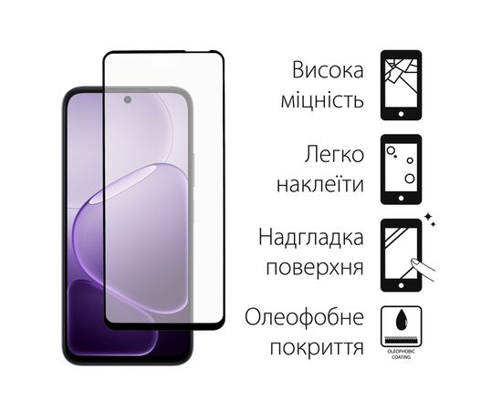 Стекло защитное Dengos OPPO A6x 4G / A6k 4G / A6 4G Black 2 pcs (DG-TG2P-95), изображение 2