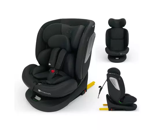 Автокрісло Kinderkraft i-Grow 2 Plus i-Size Black (KCIGRO02BLKPL00) (5902533929825)