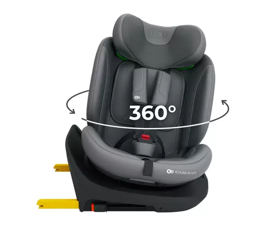 Автокресло Kinderkraft i-Grow 2 Plus i-Size Grey (KCIGRO02GRYPL00) (5902533929832), изображение 4