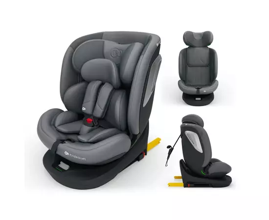 Автокресло Kinderkraft i-Grow 2 Plus i-Size Grey (KCIGRO02GRYPL00) (5902533929832)