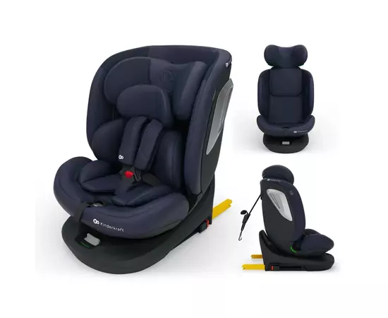 Автокрісло Kinderkraft i-Grow 2 Plus i-Size Navy (KCIGRO02NAVPL00) (5902533929856)