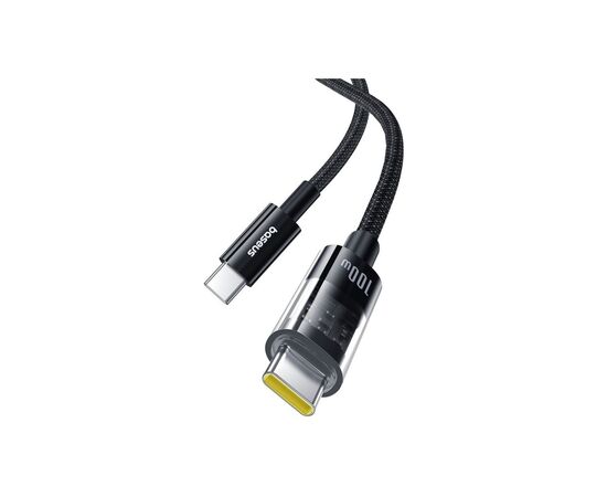 Дата кабель USB-C to USB-C 1.0m 100W black Baseus (1167202), изображение 2