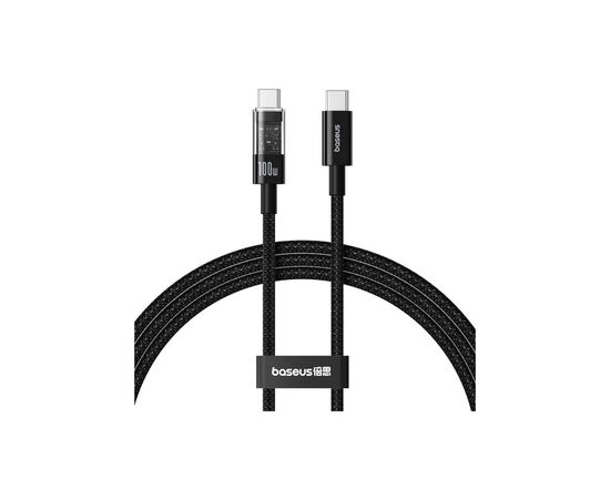 Дата кабель USB-C to USB-C 1.0m 100W black Baseus (1167202)