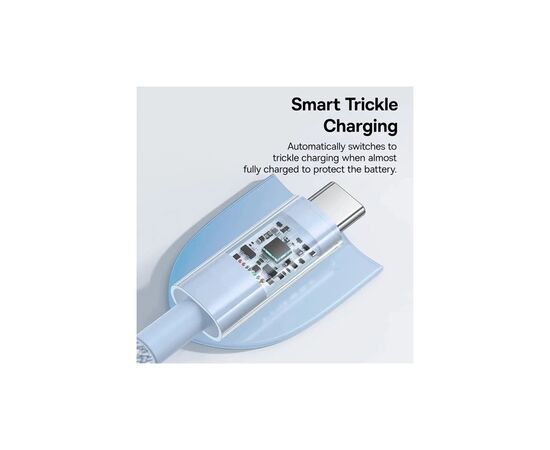 Дата кабель USB-C to USB-C 1.0m 100W blue Baseus (1167203), изображение 3