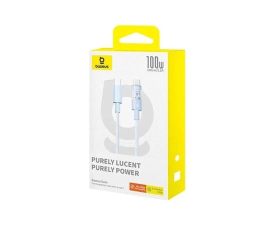 Дата кабель USB-C to USB-C 1.0m 100W blue Baseus (1167203), изображение 7