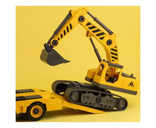 Конструктор Otamanko АВТОКОНСТРУКТОР Вантажівка тягач з екскаватором (YW9085C), зображення 7