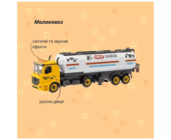 Конструктор Otamanko АВТОКОНСТРУКТОР Молоковоз (YW9095B), изображение 2