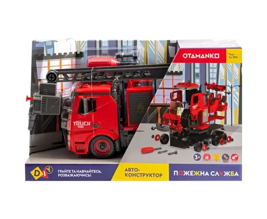 Конструктор Otamanko АВТОКОНСТРУКТОР Пожарный кран с водой (YW9080B), изображение 8