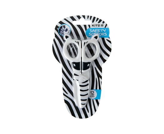 Ножиці Kite дитячі безпечні Zebra, 12 см (K22-008-02)