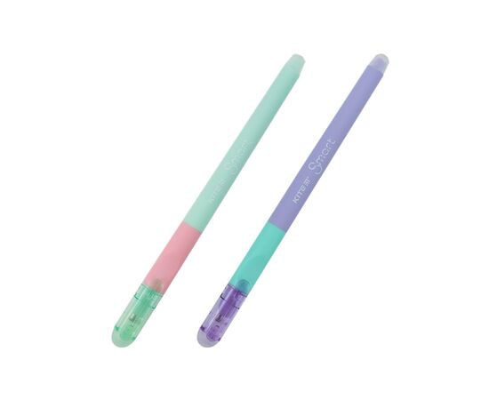 Ручка гелева Kite пиши-стирай Smart 5, синя в асортименті (K23-098-2)