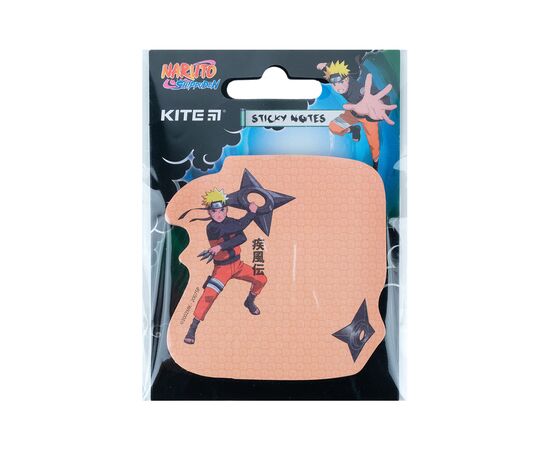 Папір для нотаток Kite з клейким шаром Naruto 70х70 мм, 50 аркушів (NR23-298-3), зображення 2