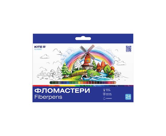 Фломастеры Kite Dogs 24 цвета (K-456)