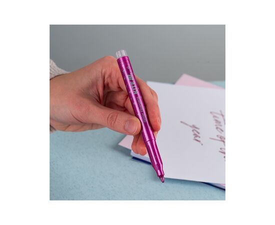 Фломастери Kite Creative з блискітками 6 кольорів (K-1147), зображення 3