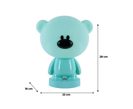 Нічник Kite Світильник LED з акумулятором Bear, зелений (K24-490-2-4), зображення 6