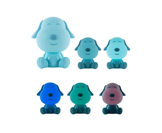 Нічник Kite Світильник LED з акумулятором Doggy, блакитний (K24-491-3-3), зображення 4