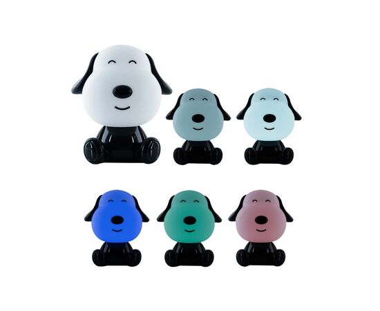 Ночник Kite Светильник LED с аккумулятором Doggy, черно-белый (K24-491-3-4), изображение 4
