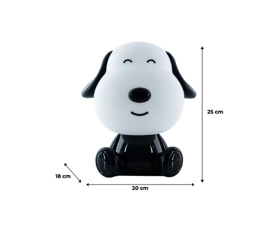Ночник Kite Светильник LED с аккумулятором Doggy, черно-белый (K24-491-3-4), изображение 6
