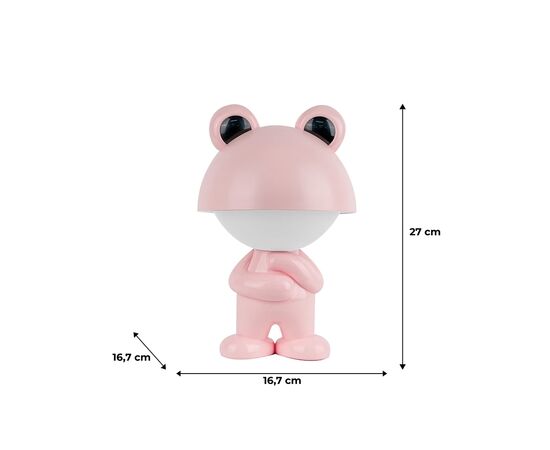 Нічник Kite Світильник LED з акумулятором Dreamy Froggy, рожевий (K25-315-3-2), зображення 6