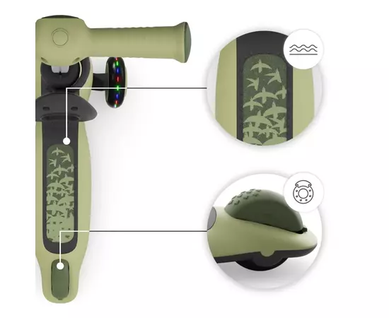 Самокат Kinderkraft Halley 2 Grassland Green (KRHALL02GRE0000) (5902533930180), изображение 7