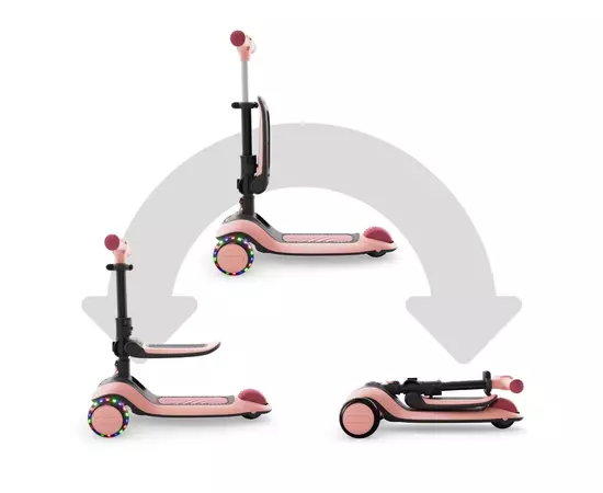 Самокат Kinderkraft Halley 2 Rose Pink (KRHALL02PNK0000) (5902533930173), изображение 3
