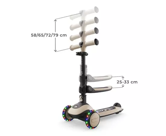 Самокат Kinderkraft Halley 2 Stone White (KRHALL02WHT0000) (5902533930166), изображение 5