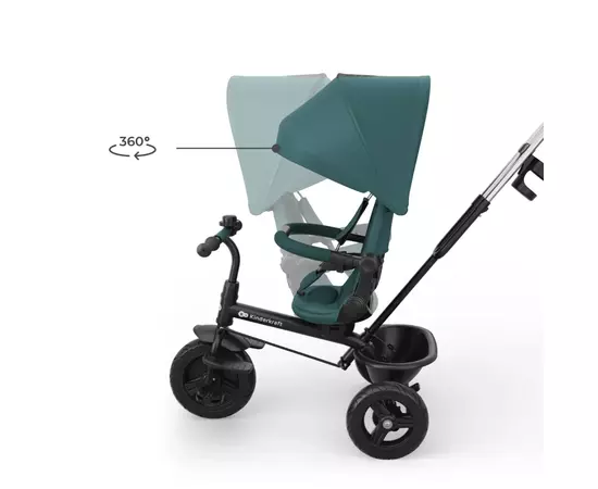 Дитячий велосипед Kinderkraft Aston 2 Plus Green (KRASTO02GREPL00) (5902533929917), зображення 2
