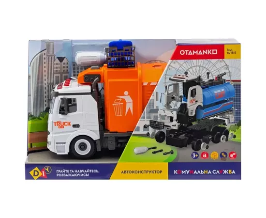 Конструктор Otamanko АВТОКОНСТРУКТОР Мусоровоз (YW9082A), изображение 12