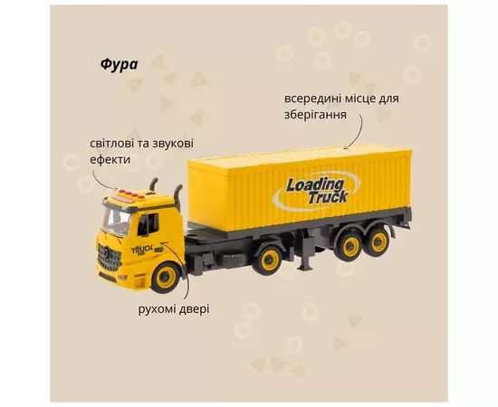 Конструктор Otamanko АВТОКОНСТРУКТОР Фура (YW9086A), зображення 2