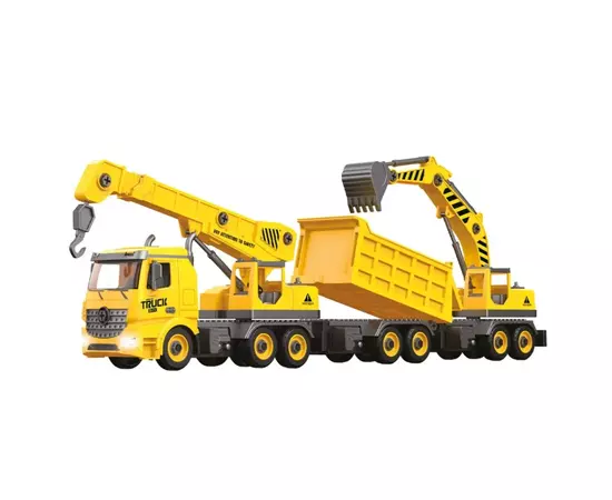 Конструктор Otamanko Автоконструктор 3-в-1 Строительная служба Кран (FY003A (yellow))