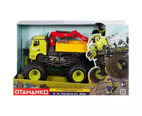 Конструктор Otamanko Автоконструктор BIGFOOT Вездеход Погрузчик (FY002A (green)), изображение 4