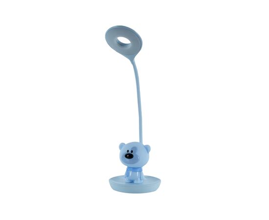 Настільна лампа Kite Bear LED з акумулятором, блакитна (K24-492-2-3), зображення 2