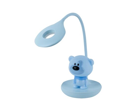 Настільна лампа Kite Bear LED з акумулятором, блакитна (K24-492-2-3)