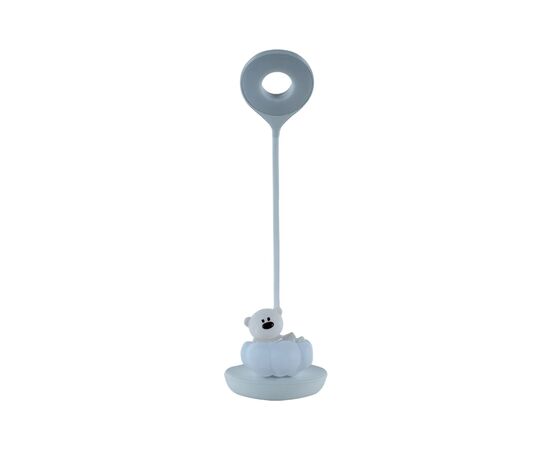 Настольная лампа Kite Cloudy Bear LED с аккумулятором, голубая (K24-493-2-3), изображение 3