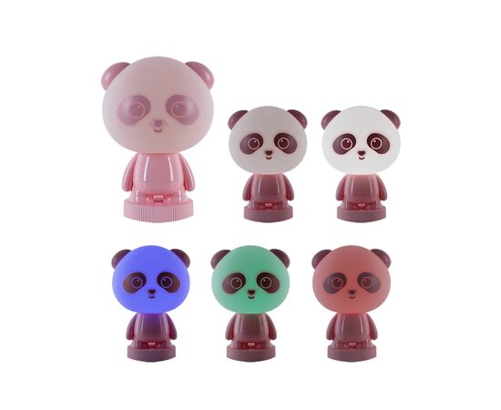 Нічник Kite Світильник LED з акумулятором Panda, рожевий (K24-490-3-2), зображення 4